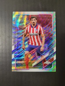 2020-21 Topps Chrome UCL Aoki Stefan Savic Silver Wave Neon Future /25 - Picture 1 of 4