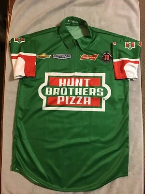 Camisa mediana 2015 Simpson Kevin Harvick #4 Hunt Brothers Pizza Pit Crew Team Foto 1 de 4