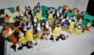 Snow White Figurines Toys Seven Dwarfs McDonalds Happy Meal 90s 35 VINTAGE