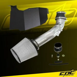 For 16-20 Honda Civic 2.0L Non-Turbo Polish Cold Air Intake + Blue Filter Cover - Picture 1 of 2