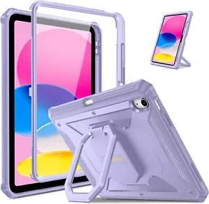 Shockproof Case for iPad (A16) 11th Gen/iPad 10th Gen Rotating Grip Stand Cover - Picture 1 of 13