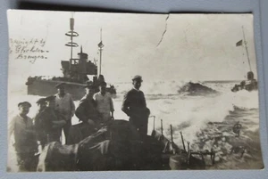 Navires de la marine allemande en mer du Nord Kriegsmarine Guerre 14-18 WW1 - Imagen 1 de 2