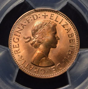 Australia 1961 1/2 half Penny PCGS PR65RD rare in red PC0375 combine shipping - Picture 1 of 3