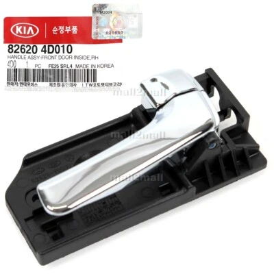 GENUINE Inside Door Handle Chrome Front Right 826204D010 for 2014 Kia Sedona - Изображение 1 из 2