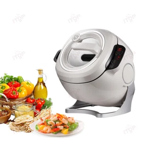 Household Automatic Stir-frying Machine 360° Rotation Heating Smart Cooker 2kw - Picture 1 of 8