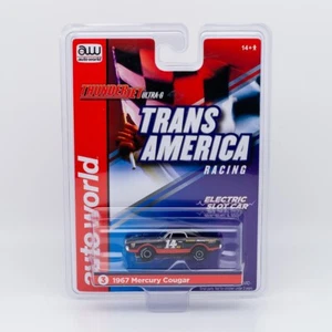 Auto World ThunderJet Ultra-G 1967 Mercury Cougar Trans Am Slot Car - Picture 1 of 2