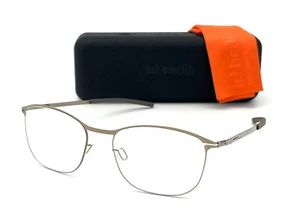 IC BERLIN SAHEL Shiny Bronze Warm Gray / Demo Lens 52mm Eyeglasses - Picture 1 of 4