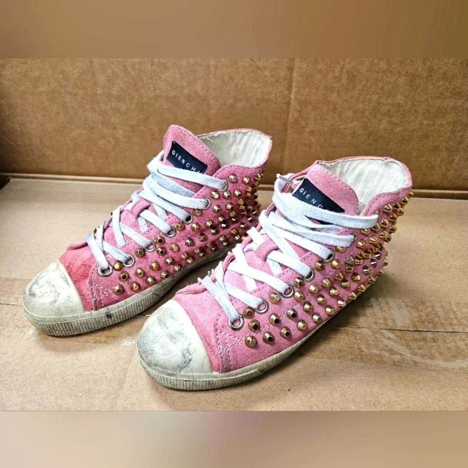 Metal Gienchi SUEDE TRAINERS - Image 1 of 4