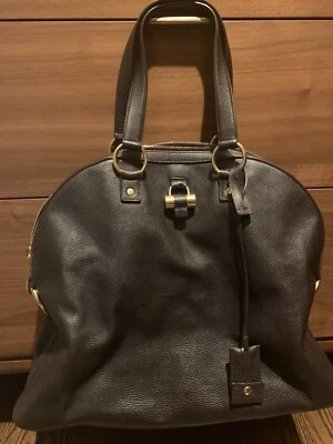 Saint Laurent大号Muse手提包(棕色) — 第 1/4 张图片