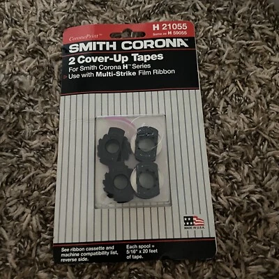 Smith Corona 2 件装 H 系列盖式磁带 H21055/H59055b全新带包装 — 第 1/2 张图片