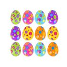 PMU Easter Eggs 3.13 Inch Printed Plastic Decoration Different Pkgs