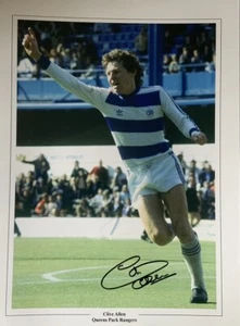 Clive Allen signed QPR Image A 16x12 photo UACC Registered dealer RACC - Picture 1 of 1