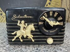 RARE Vintage Silvertone Cowboy Tube Radio Model 4