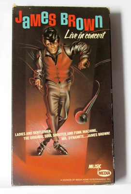 James Brown Live In Concert 1979 VHS Video *Mold* Tape Concert buy2 get1 FREE - Image 1 of 4