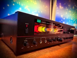 Sansui RA-990 Verde 🌈RaRe🌈 Cubierta Amplificador Reverberación Estéreo De Colección - Imagen 1 de 7