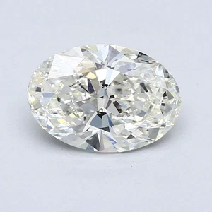 Cert. GIA 3.01 Carat Oval Cut Natural Mined Diamond Loose H color IF clarity - Picture 1 of 2