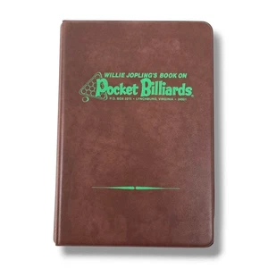 SIGNED Willie Joplings Book on Pocket Billiards Binder Trick Shots Instructional - Picture 1 of 9