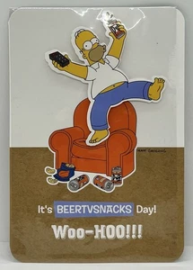 2008 THE SIMPSONS Homer HALLMARK FATHER'S DAY CARD 3D - Picture 1 of 3