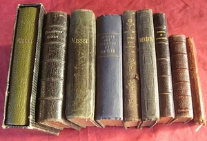 Vie chrétienne. Lot bradé de 9 volumes. Missels, paroissiens, divers. - Picture 1 of 2