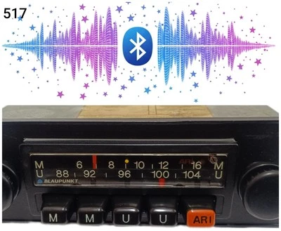 Oldtimer Autoradio Blaupunkt Münster Oldschool Bluetooth MP3 BMW Audi VW... - Bild 1 von 4