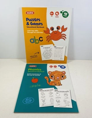 Kadink Puzzles & Games and Phonics Educational Workbook Homeschool Paperback - image 1 of 4