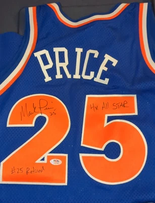 Mark Price Signed Authentic Mitchell Ness Cleveland Cavs Jersey 52 PSA - Image 1 of 2