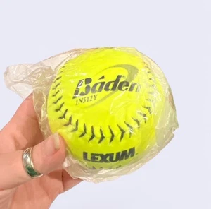 LEXUM Baden 1N512Y neongelb NSA 525lb maximale Kompression 11" Softball NEU - Bild 1 von 7