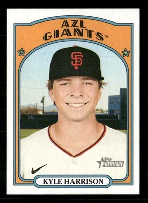 Kyle Harrison 2021 Topps Heritage Minor League #99 - Image 1 of 2