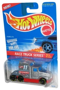 Hot Wheels Race Truck Series (1995) Kenworth Y-600 Big Rig Ford LTL Toy - Picture 1 of 1