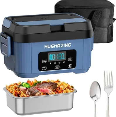 Cordless Electric Lunch Box 1100ML Rechargeable Self-Heating Food Warmer - Image 1 of 4