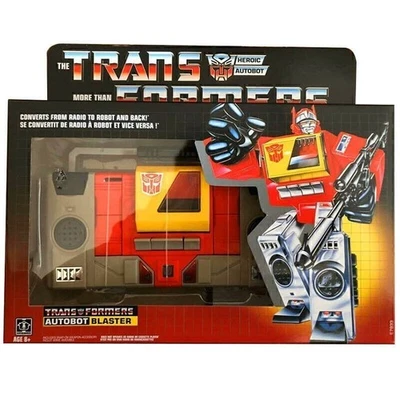 Transformers G1 Blaster Boombox Autobot Figure Hasbro Official Vintage Reissue - Image 1 of 4