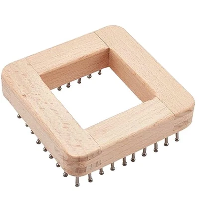  Schal-Hut-Webstuhl, DIY-Strickwebstuhl, Holzpullover, Webstuhl, - Bild 1 von 4