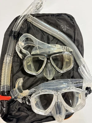 Máscara de buceo Aeris Europa 2 + Máscara KJI 3.5 + Lote de snorkels Promate & Filefish con bolsa Foto 1 de 4