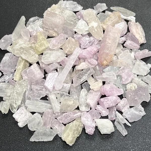 Kunzite Rough Raw Crystals (By The Piece Or Pound)(UV Reactive) Wholesale - Picture 1 of 3