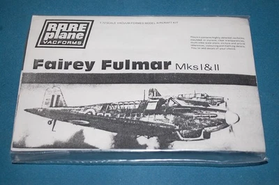 Rare Plane - Fairey Fulmar Mks I & II scala 1/72 - Immagine 1 di 2