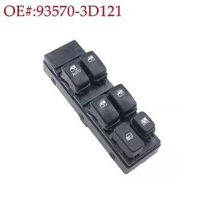 Interruptor de control maestro de ventana eléctrica izquierdo para Hyundai Sonata 2003-2005 935703D121 Foto 1 de 4