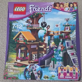 LEGO Friends Adventure Camp Tree House 41122 726 Pieces Emma Stephanie Joy