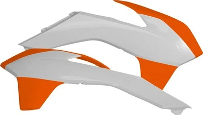 RADIATOR SHROUDS WHITE/ORANGE - Image 1 of 2