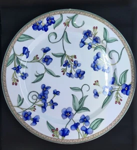 Dansk Umbrian Flowers Chop Plate - Round Platter - 13" Diameter - Picture 1 of 3