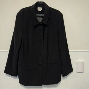 Damen Blazer Koret Vintage Style Größe 20 W schwarz Polyester Übergröße - Bild 1 von 10