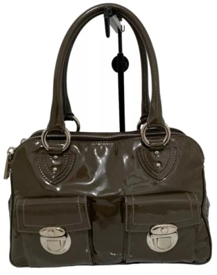 Cartera de charol Marc Jacobs Blake estilo exclusivo - marrón rara Foto 1 de 4