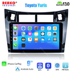 Android 13 For Toyota Yaris 2005-2011 Car Carplay Radio Stereo GPS Navi WiFI BT