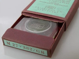 Zeiss Ikon M27 382 GR 2x gelbgrün Filter S 27 yellow green + Plexi case + box - Picture 1 of 5