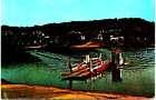 Pocztówka Ohio River Ferry Boat, Sistersville West Virginia do lotu Ohio