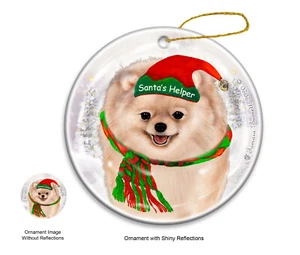 Adorno ayudante de Santa - Crema Pomerania 4200C - Imagen 1 de 1