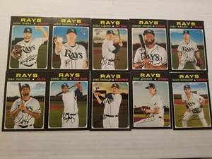 2020 Heritage & High Number Tampa Bay Rays Master Team Base Set (20) w/RC's - Picture 1 of 2