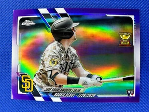 USC25 2021 Jake Cronenworth Topps actualización cromada debut novato refractor púrpura radiocontrol - Imagen 1 de 2