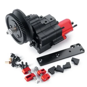 Metal 2 Speeds Gearbox Complete Transmission for 1/10 Axial SCX10 Crawler Car - Picture 1 of 9