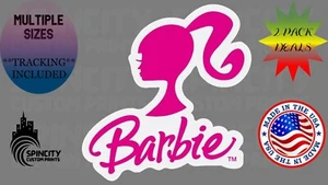 Barbie Coche Ventana Vinilo Calcomanía Gráfico Laptop Adhesivo NUEVO - Imagen 1 de 9