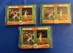 1992 FRENCH’S BASEBALL PLAYER SERIES COMPLETE (18)  FACTORY SEALED SET LOT (3)  - Picture 1 of 4